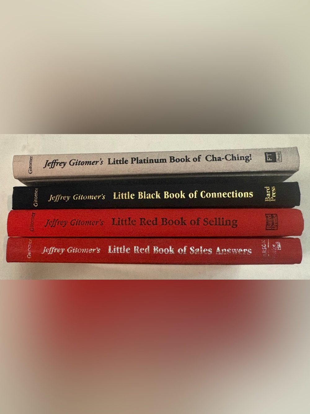SALES TRAINING BOOK SET- Jeffrey Gitomer Little Book Set-Selling, Connections +